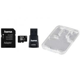 Karta pamięci HAMA microSDHC 32GB Class 10 UHS-I 45MB/s + adapter SD + adapter USB 2.0 + etui