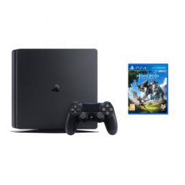 Konsola SONY PlayStation 4 Slim 1TB D Chassis Czarna + Horizon Zero Dawn + PlayStation Plus 90 dni