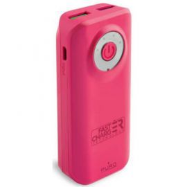 Powerbank PURO Fast Charger 4000 mAh, 2 x USB, 2.4A (FCBB40C3PNK) Różowy