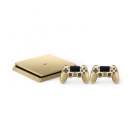 Konsola SONY PlayStation 4 Slim 500GB D Chassis Złota + Kontroler DualShock 4 Złoty + Playstation Plus 14 dni