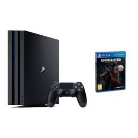 Konsola SONY PlayStation 4 Pro 1TB A Chassis Czarna + Uncharted: Zaginione Dziedzictwo + Playstation Plus 14 dni + To jesteś Ty Voucher w Media Markt