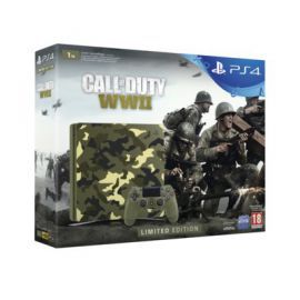 Konsola SONY PlayStation 4 Slim 1TB E Chassis Green Camouflage Limited Edition + Call of Duty: WWII + To jesteś Ty Voucher + Playstation Plus 14 dni w Media Markt