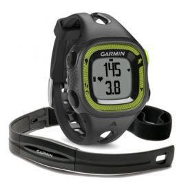 Produkt z outletu: Zegarek sportowy GPS GARMIN Forerunner FR 15 Mały z czujnikiem tętna Czarno-zielony