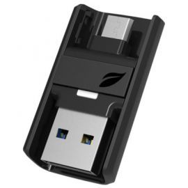Produkt z outletu: Pamięć USB LEEF Bridge 3.0 64 GB Czarny
