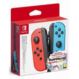 Produkt z outletu: Kontroler NINTENDO Switch Joy-Con Pair Neon Czerwony/Niebieski - Snipperclips Bundle w Media Markt