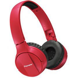 Produkt z outletu: Słuchawki bezprzewodowe PIONEER SE-MJ553BT Czerwony