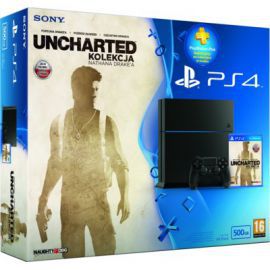 Produkt z outletu: Konsola SONY PlayStation 4 500 GB C Chassis + Uncharted: Kolekcja Nathana Drakea + PlayStation Plus 90 dni w Media Markt
