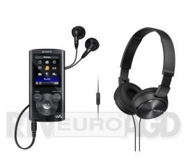 Sony NWZ-E384 (czarny) + słuchawki MDR-ZX310 (czarny) w RTV EURO AGD