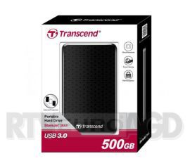 Transcend StoreJet 25 A3 500GB USB 3.0 (czarny)