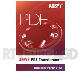 ABBYY PDF Transformer Plus Program do pracy z PDF w RTV EURO AGD
