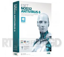 Eset NOD32 Antivirus PL Box 1stan./12m-cy w RTV EURO AGD