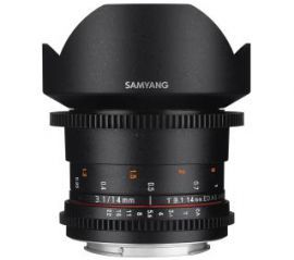 Samyang 14mm T3.1 VDSLR ED AS IF UMC II Canon w RTV EURO AGD