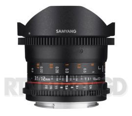 Samyang 12mm T3.1 VDSLR ED AS NCS Fisheye Canon w RTV EURO AGD