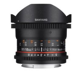 Samyang 12mm T3.1 VDSLR ED AS NCS Fisheye Sony w RTV EURO AGD