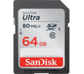 SanDisk Ultra SDXC Class 10 UHS-I 64GB w RTV EURO AGD