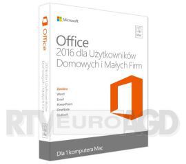 Microsoft Office 2016 dla Użytkowników Domowych i Małych Firm Mac w RTV EURO AGD