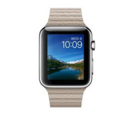 Apple Watch 42mm M (pikowana skóra, piaskowiec) w RTV EURO AGD