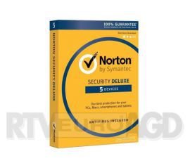 Symantec Norton Security 3.0 Deluxe PL Card 5 urządzeń/ 1 rok w RTV EURO AGD