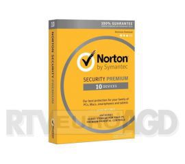 Symantec Norton Security 3.0 Premium PL Card 10 urządzeń/ 1 rok w RTV EURO AGD