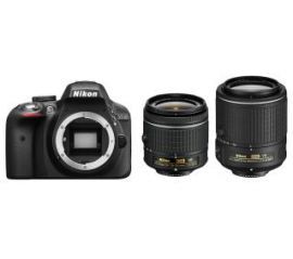 Nikon D3300 + AF-P 18-55 VR + 55-200 mm VR II (czarny) w RTV EURO AGD