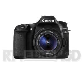 Canon EOS 80D + EF-S 18-55mm f/3.5-5.6 IS STM w RTV EURO AGD