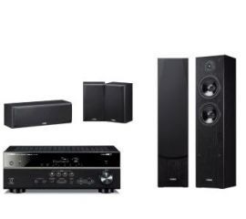 Yamaha MusicCast RX-V481, NS-F51/NS-P51 (czarny)