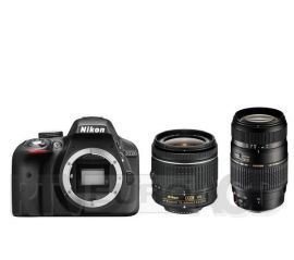 Nikon D3300 + AF-P 18-55 VR + Tamron AF 70-300 mmm w RTV EURO AGD