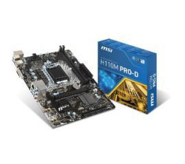 MSI H110M PRO-D w RTV EURO AGD