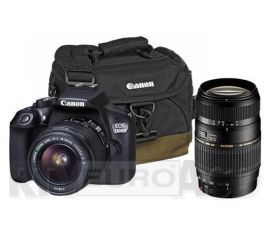 Canon EOS 1300D + 18-55mm III + Tamron 70-300mm + torba + karta w RTV EURO AGD