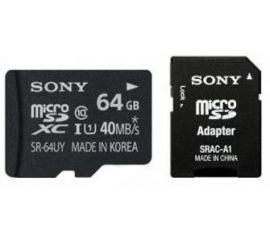 Sony microSDXC SR-64UYA 64GB w RTV EURO AGD