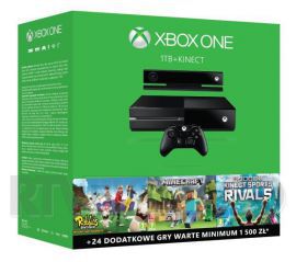 Xbox One 1TB + Kinect + 3 gry