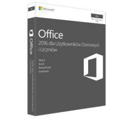 Microsoft Office 2016 dla Użytkowników Domowych i Uczniów 32/64bit Mac