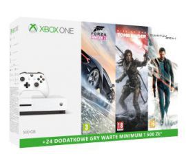 Xbox One S 500GB + 3 gry + XBL 6 m-ce