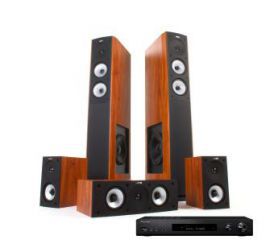 Pioneer VSX-S520B, Jamo S 626 HCS (ciemna jabłoń)