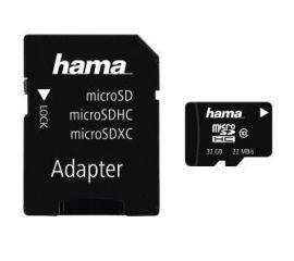 Hama microSDHC Class 10 32GB 22 MB/s + Adapter SD w RTV EURO AGD