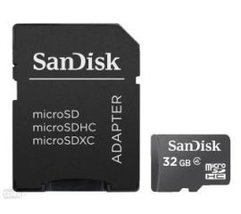 SanDisk micro SDHC 32GB Class 4 + adapter SD