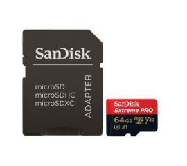 SanDisk Extreme microSDXC 64GB + adapter