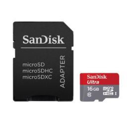 SanDisk Ultra 16GB microSDHC + adapter SD