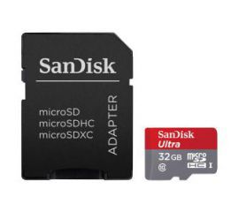 SanDisk Ultra 32GB microSDHC + adapter SD