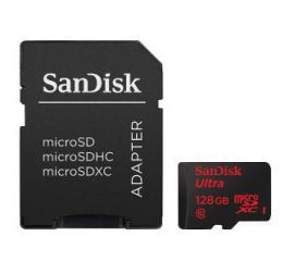 SanDisk Ultra 128GB microSDXC + adapter SD