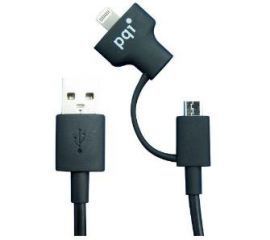 PQI i-Cable Du-Plug 90 6PCG-008R0001A (czarny)