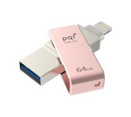 PQI iConnect mini 64GB USB 3.0/Lightning (złoto-różowy)