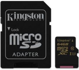 Kingston microSDXC 64GB Class 10 UHS-I + adapter w RTV EURO AGD