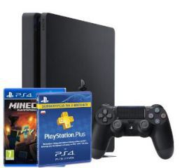 Sony PlayStation 4 Slim 500GB + gra + PlayStation Plus 3 mc-e w RTV EURO AGD