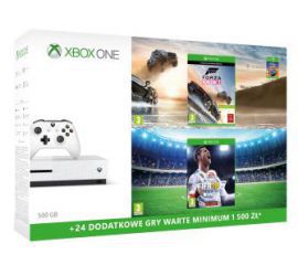 Xbox One S 500 GB + 2 gry + dodatek + XBL 6 m-ce