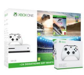 Xbox One S 500 GB + 3 gry + 2 pady + XBL 6 m-ce