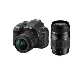 Nikon D3400 + AF-P 18-55 + AF 70-300 f/4-5,6 DiLD Macro 1:2 (czarny)
