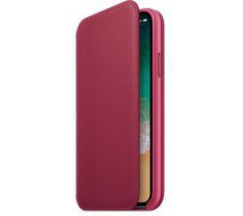 Apple Leather Folio iPhone X MQRX2ZM/A (malina)