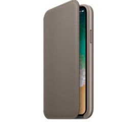 Apple Leather Folio iPhone X MQRY2ZM/A (jasnobeżowy)