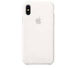 Apple Silicone Case iPhone X MQT22ZM/A (biały)